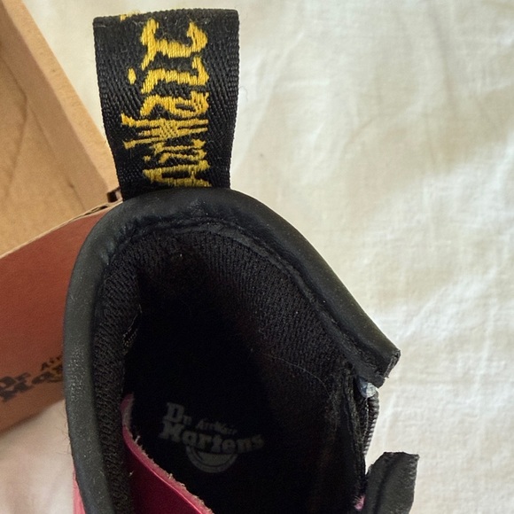 Dr. Martens Kids Pink Boots - Picture 2 of 8